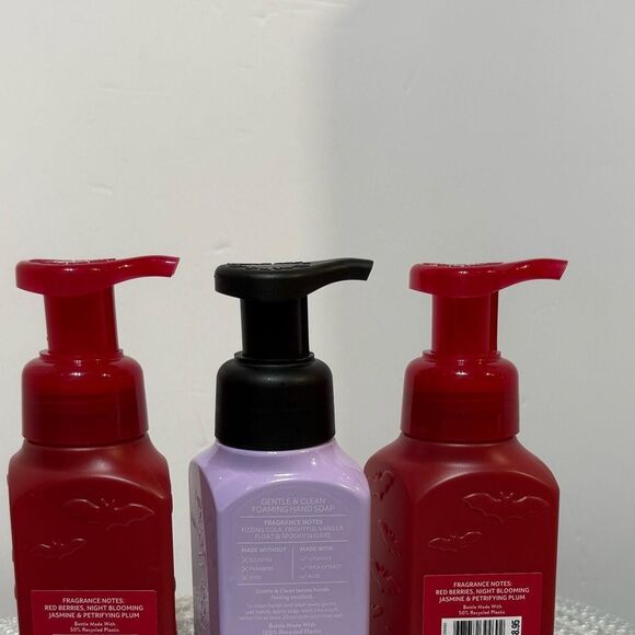 BBW Vampire Blood and I Scream Float Foaming Hand Soap Set of 3 NWT - Picture 2 of 2